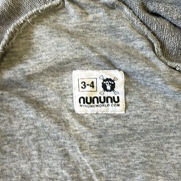 Nununu gray zip front sweatshirt dress - Picture 5 of 7